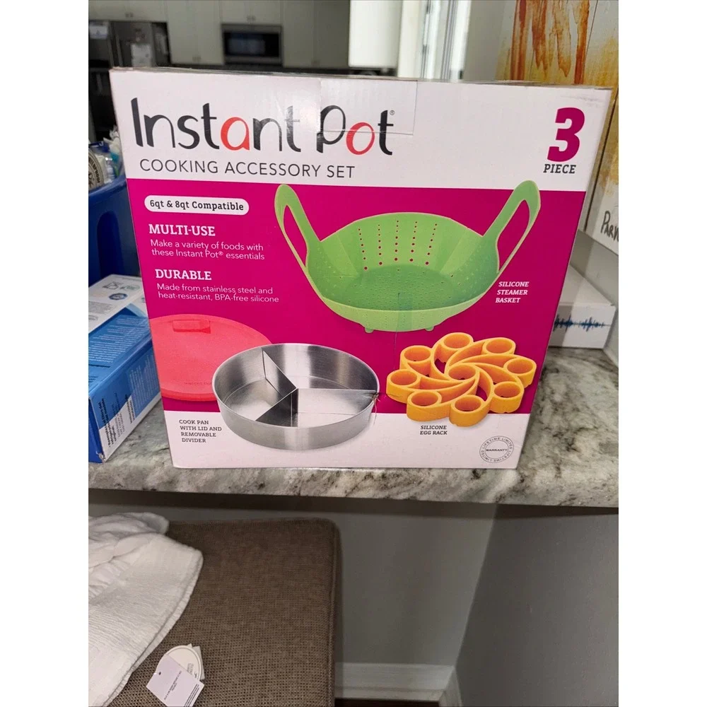 Instant Pot Official Cooking accessory set 3-piece 6QT & 8QT compatibleBrand New